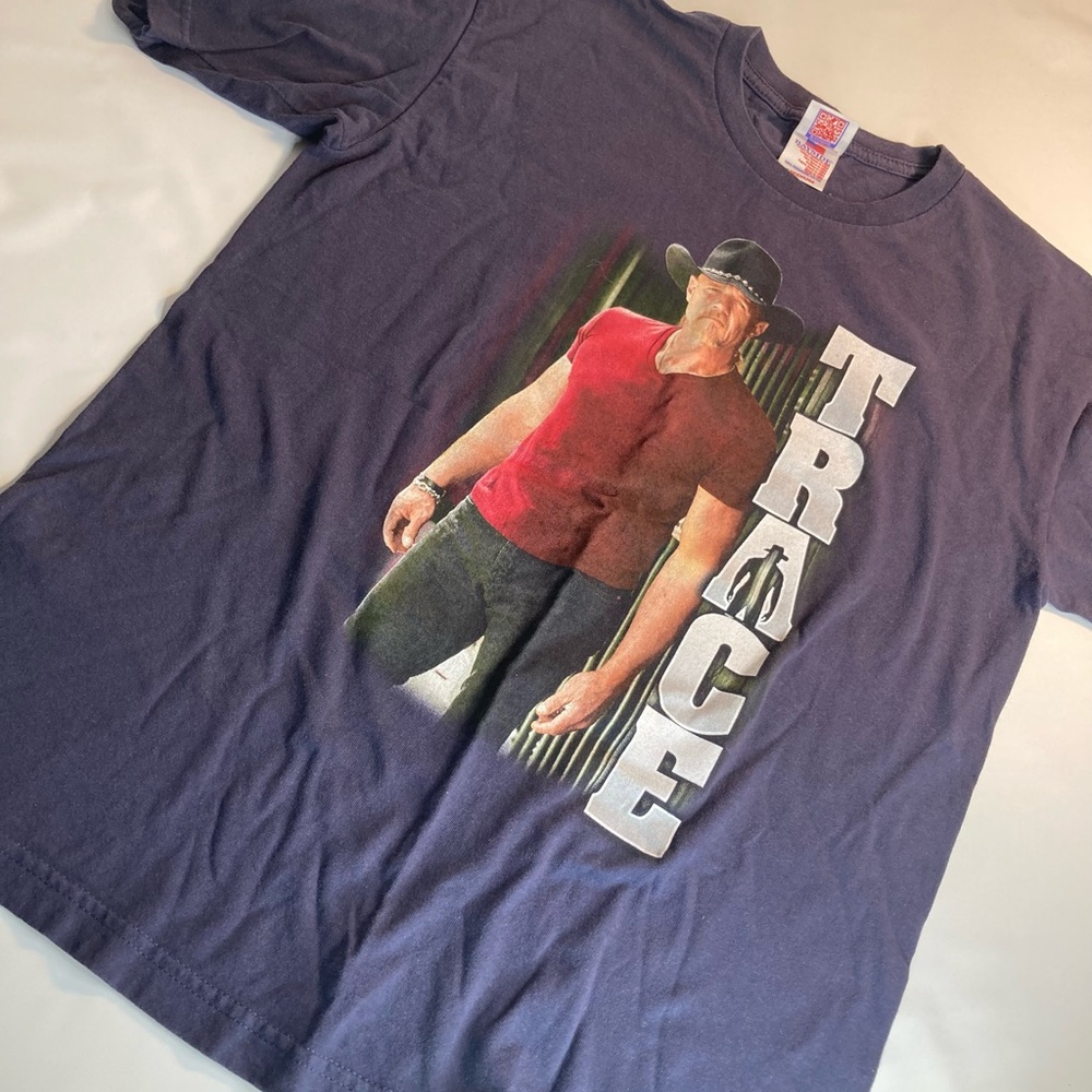 Trace Adkins Bayside blue t shirt tour 2015 medium